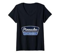 Women's Pinnacles California National Park Hiking Adventure Outdoors V-Neck T-Shirt