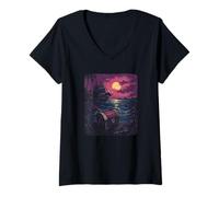 Womens Pirate’s Hidden Chest for Boys and Girls V-Neck T-Shirt