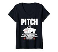 Women's Pitch Player Tournament Legend Enthusiast Greatest Pitch V-Neck T-Shirt