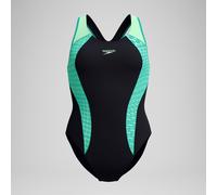 Speedo - Women's Placement Laneback - Swimsuit size 10, black