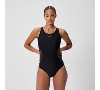 Women's Placement Muscleback Swimsuit Black/Orange - 34 Anthracite 34