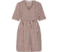 Women's plaid dress KnowledgeCotton Apparel Marron XS