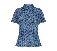 CMP - Women's Shortsleeve Shirt with Pattern - Blouse size 36, blue