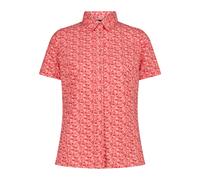 CMP - Women's Shortsleeve Shirt with Pattern - Blouse size 36, red