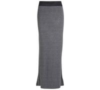 Womens Plain and Printed Long Maxi Skirts for Women UK High Waist Jersey Gypsy Style Summer Loose Fit Baggy Casual Ladies Dresses Charcoal 16-18