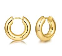 Women's plain earrings, high-end curved earrings, simple modern fashion jewelry gifts for women