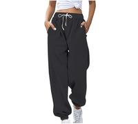 Women's Plain Gym Sport Jogger Sweatpants & Winters Joggers Pockets Pants and Baggy Cinch Bottom Sweatpant Tracksuit Baggy Elastic Waist Trousers for Casual Hip Hop, Gym and Jogging