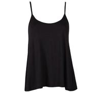 Purple Hanger Camisole Top Sleeveless Stretch Scoop Neck Strappy Flared Plus Size Black 16-18 (XL)