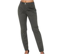 Womens Plain Trousers UK Clearance Ladies Cargo Combat Pants Chino Trouser with Pockets Running Joggers Plain Fitting Sweatpants Cotton Stretch Pant Workout Tracksuit Bottoms Office Wear