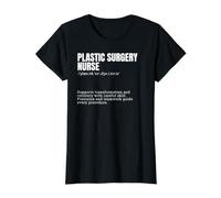 Women's Plastic Surgery Nurse Definition Medical Professional RN Value Graphic T-Shirt