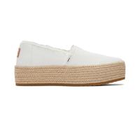 TOMS Valencia Canvas Women's White Espadrilles - UK 5 / EU 37.5 / US 7