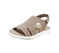 Womens Platform Sandals Fish Moush Toe Flat Sandals Smart Casual Non-Slip Sole Summer Beach Sandal Comfortable Breathable Mesh Sandal Leisure Solid Colour Walking Sandles Ladies Footwear for Women UK