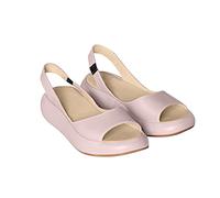 Women's Platform Sandals UK Clearance - Ladies Ankle Strap Sandal Open Toe Shoes Wide Fit Slides Arch Support Sliders Slingback Shoe Non Slip Slippers Casual Flats for Beach Holiday Pink