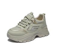 Women's Platform Trainers Lightweight Comfort Casual Work Walking Running Gym Shoes Fashion Sneakers Gray 4