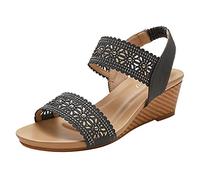 Womens Platform Wedge Sandals Casual Arch Support Walking Sandals Sandles for Women Ladies Sandles Toe Bohemia Ladies Sandal Size 5.5