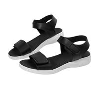 Womens Platform Wedge Sandals Open Toe Slip on Beach Sandals Ladies Casual Paste Flat Roman Shoes Summer Fashion Ladies Sandal Size 4