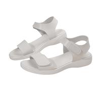Womens Platform Wedge Sandals Open Toe Slip on Beach Sandals Ladies Casual Paste Flat Roman Shoes Summer Fashion Ladies Sandal Size 4.5