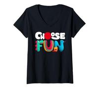 Women's PlayDoh Choose Fun V-Neck T-Shirt