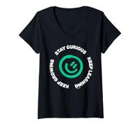 Women's PlayDoh Stay Curious V-Neck T-Shirt