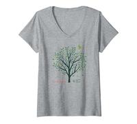 Women's Playing for Change Unity Action Compassion Respect Tree V-Neck T-Shirt