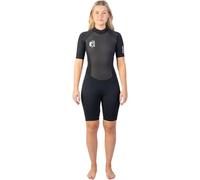 Gul Womens G-Force 3mm Back Zip Shorty Wetsuit - Black - Easy Stretch - 80% D-Flex panels for durability