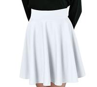 Women's Pleated Tennis Skirts with Shorts High Waist A Line Mini Skirt Ladies Golf Skort Flowy Flared Skirt Chic Sexy Short Skirt Activewear for Fittness Running Workout Yoga