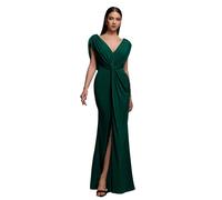 Women's plunge dress Goddiva Mermaid Draped Vert 36