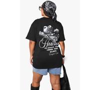 Womens Plus Houston Oversized T-Shirt - Black - 16, Black