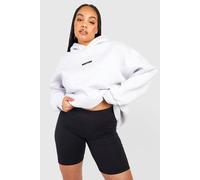 Womens Plus Jersey Cycling Shorts - Black - 24, Black