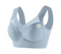 Womens Plus Size Bras Clearance Wireless Seamless Bra Breathable Non Wired Sport Bras Soft Comfort Everyday Bra Floral Printed Bralette Full Coverage Push Up Brassiere Sleep Yoga Daily Underwear