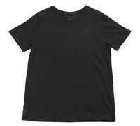 Womens Plus Size Crew Neck T-Shirt - Ladies Super Soft Comfortable 100% Cotton Short Sleeve Round Neck Plain Tshirt Smart Casual Oversized Tee Top - Black, Size 30
