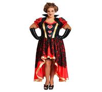 Women's Plus Size Dark Queen of Hearts Fancy Dress Costume 5X