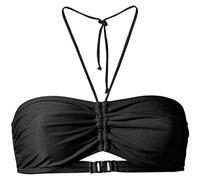 Women's Plus Size Hanging Neck Bikini Bra Swimming Costume - Cute Compact & Fashion Sexy Beach Bra Swimwear Top (Black, M)
