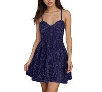 Women's Plus Size Sequin Dress, Sexy Sleeveless Chic and Elegant V-Neck Retro Style Solid Colour Disco Short Carnival Dress for Evening Club