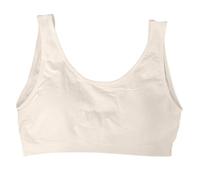 Women's Plus Size Shiny Silk Tank Top Bra Sexy and Comfortable Shapewear No Underwire or Stitching Built-in Bra