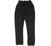 Womens Plus Size Skinny Joggers with Side Pockets, Ribbed Waist, Drawstring & Cuffed Ankle Hem - Machine Washable Ladies Jogging Bottoms Sweatpants Lounge Pant Trousers - Black, Size 30
