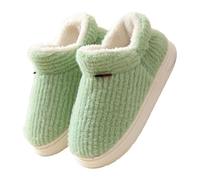 Women's Plush Cloud Slippers,Cozy Fleece-Lined House Shoes Warm Winter Booties with Non-Slip Sole, Slippers Women Ladies for Indoor/Outdoor Use