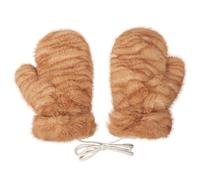 Women's Plush Gloves Cat Pattern Winter Gloves Cuddly Mittens Outdoor Mittens Ski Gloves Mittens Hand Warmer Gloves Warm Props Gifts for Hiking Skiing Cycling