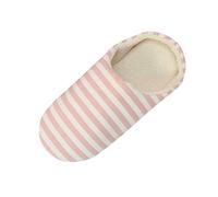 Women's Plush Winter Slippers, Women's Warm Felt Slippers, Fashionable Slippers, Multicoloured Guest Slippers, Unisex Home Shoes, Non-Slip Hut Shoes, Comfortable Bed Shoes, Soft Slippers, pink, 6/7 UK