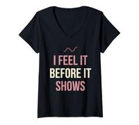 Women's PMDD Awareness PMDD Support Luteal Phase Hormonal Health V-Neck T-Shirt