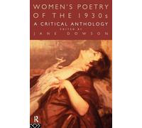 Women's Poetry of the 1930s: A Critical Anthology