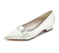 Women's Pointed Toe Sparkly Low Heels, 2.5cm Kitten Heel Slip-On Pumps, Glitter Finish Party Shoes, Effortless Day-to-Night Glamour,H,43