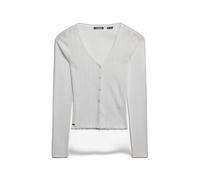 Superdry Athletic Essential Pointelle Cardigan White S Woman