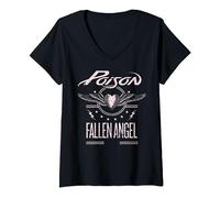 Womens Poison - Fallen Angel V-Neck T-Shirt