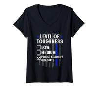 Women's Police Academy Graduate V-Neck T-Shirt