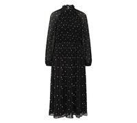 Women's Polka Dot Chiffon Dress COMMA Noir 34