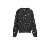 Women's Polka Dot Knitted Jumper Tom Tailor Denim Gris S