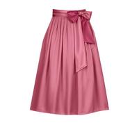 Women's Polka Dot Vintage Swing Skirt Oktoberfest Outfits 1950s Midi Skirt Cocktail Evening Dress Cherry Floral Print Summer Skirt A-line Empire Waist Skirts Knee Length Plate Skirt, O Hot Pink, S