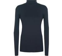 Women's Polo Roll Neck Long Sleeve Turtle Neck Plain Jumpers for Women Top Ladies New Plain Turtle Polo Roll Neck Long Sleeve Stretch Jumper T-Shirt Tee Top Size UK 8-26 Navy