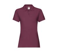 Women's polo shirt Fruit of the Loom Premium Rouge XS